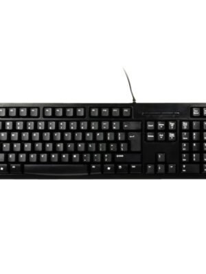 Port Connect Office Budget Wired Keyboard-Black