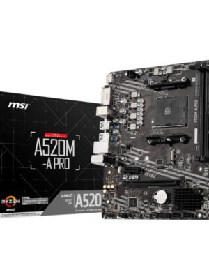 MSI A520M-A PRO AM4 AMD MATX Gaming Motherboard