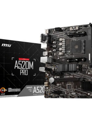 MSI A520M-PRO AMD AM4 MATX Gaming Motherboard