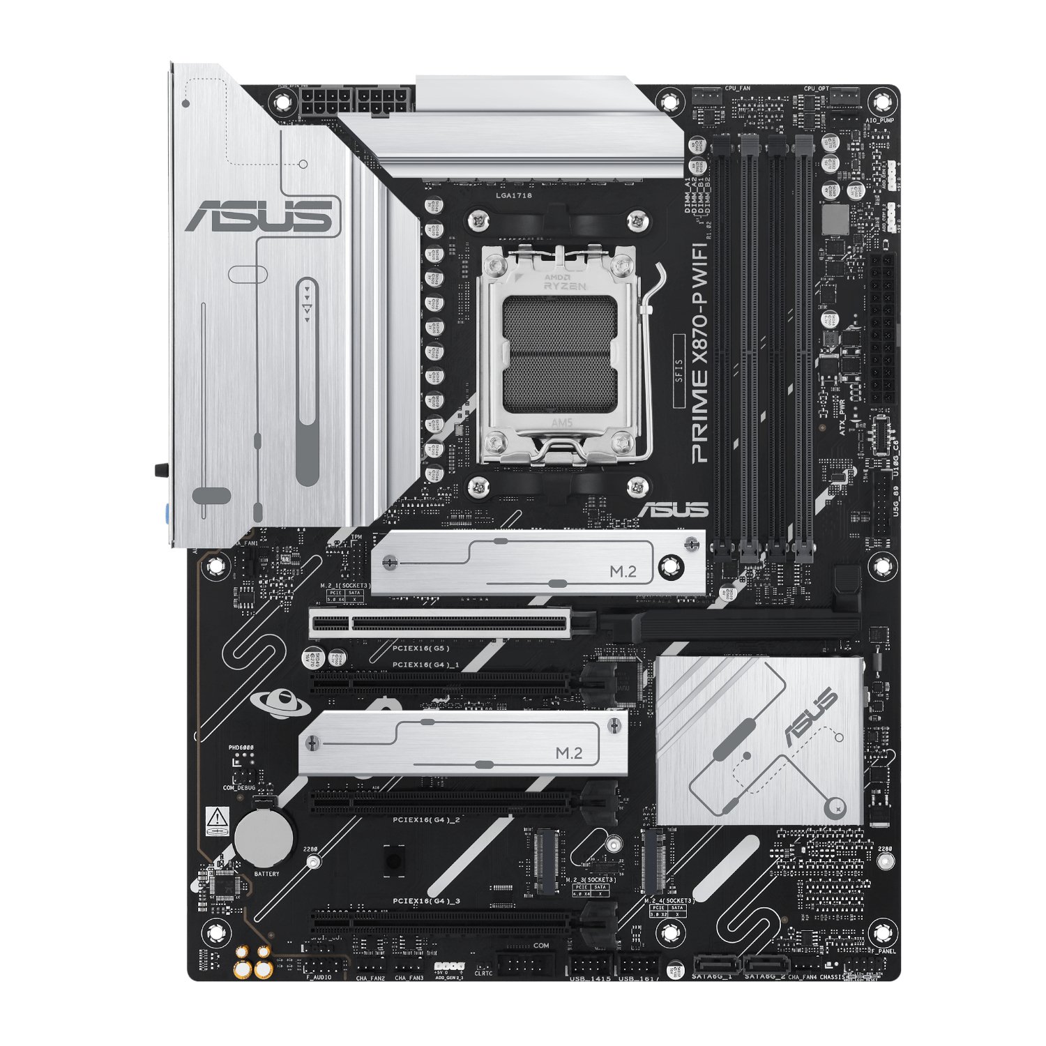 Asus PRIME X870-P WIFI ATX Gaming Motherboard - Image 2