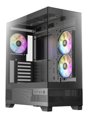 Antec CX700 ARGB ATX | Micro-ATX | ITX ARGB Mid-Tower Gaming Chassis - Black
