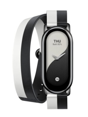 Xiaomi Smart Band 8 Double Wrap Strap - Black and white