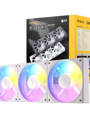 Antec Connect 120 ARGB PWM Fan 3 Pack - White