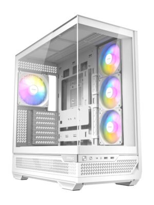 Antec C7 ARGB ATX Mid Tower Gaming Chassis – White
