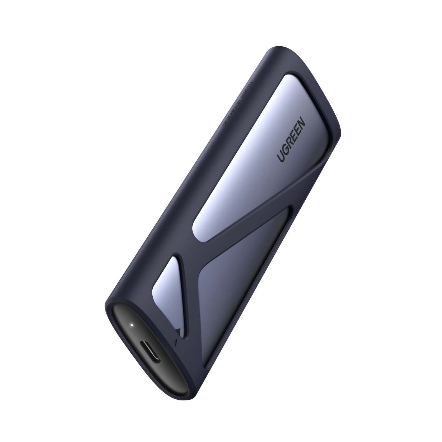 UGREEN CM400-90264 M.2 NVME/SATA SSD Enclosure (10Gbps) - Silver - Image 2