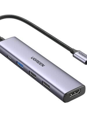 UGREEN Revodok 5-in-1 Type-C Hub | 4K HDMI | Type-C | USB3.0 | USB2.0