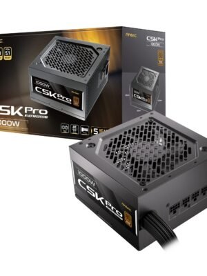 Antec CSK1000 PRO ATX3.1 Semi-Modular 1000W Power Supply (80 PLUS Bronze, PCIe 5.1, ATX 3.1 Certified)