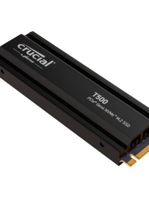 Crucial T500 1TB M.2 NVMe Gen4 with Heatsink NAND SSD