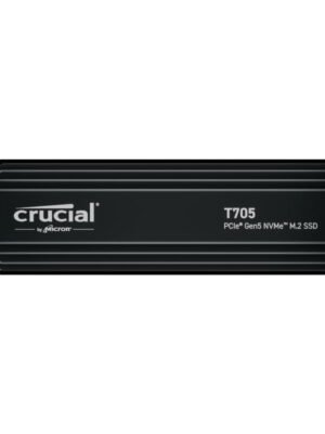 Crucial T705 4TB M.2 NVMe Gen5 with Heatsink NAND SSD