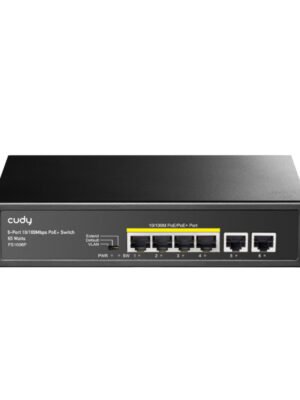 Cudy 6-Port Ethernet Unmanaged Switch - 4 Ports POE