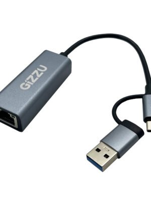 Gizzu High Speed Type-C/A to Gigabit Adapter Poly