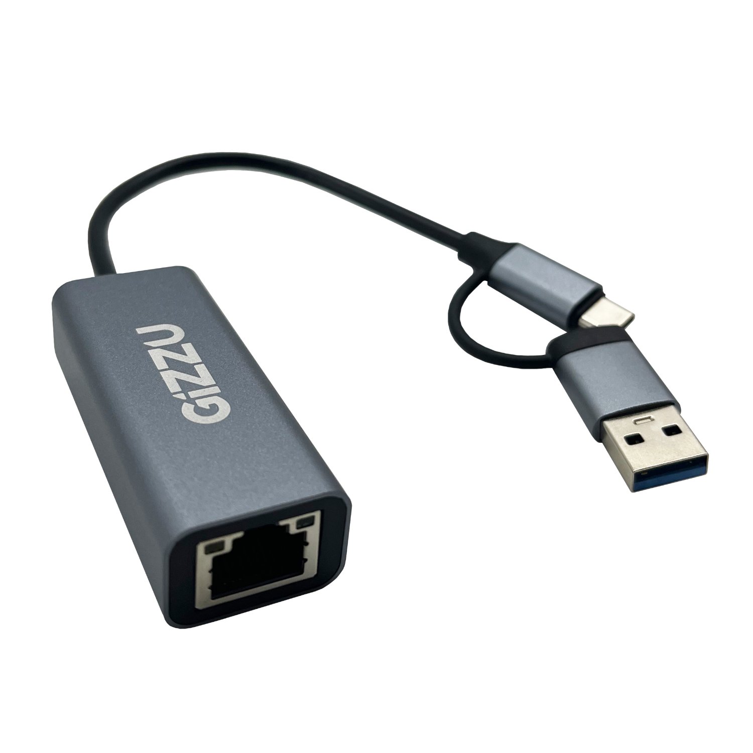 Gizzu High Speed Type-C/A to Gigabit Adapter Poly - Image 2