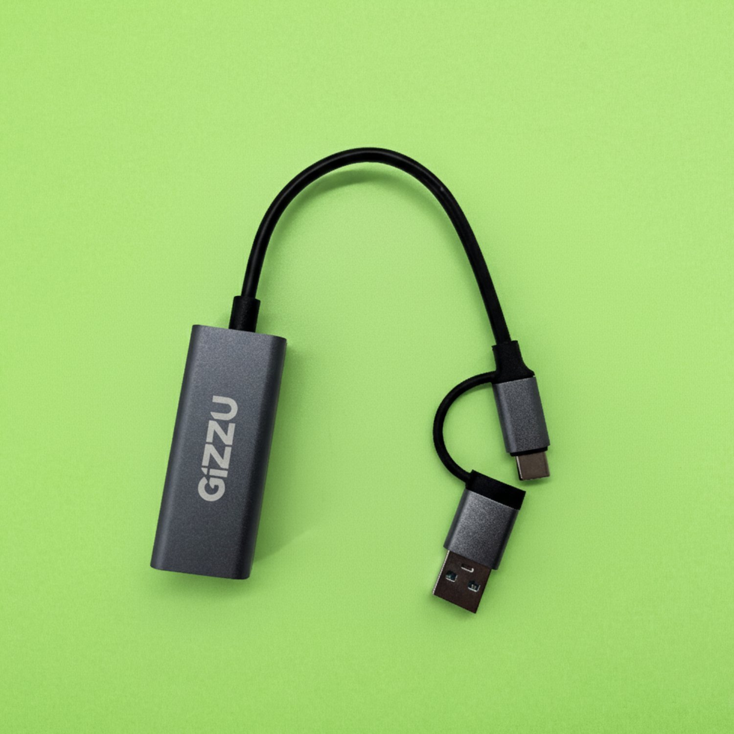 Gizzu High Speed Type-C/A to Gigabit Adapter Poly - Image 4