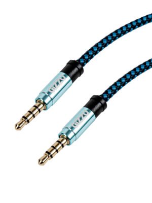 Gizzu 3.5mm AUX Cable 1.5m - Black/Blue