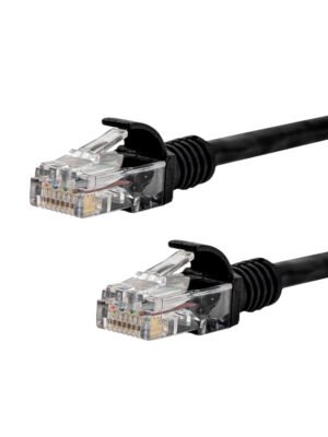 Gizzu Cat6 UTP Fly Lead Ethernet Network Cable 20cm - Black