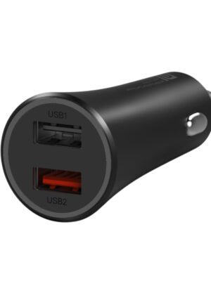 Xiaomi 37W Dual-Port Car Charger - Black