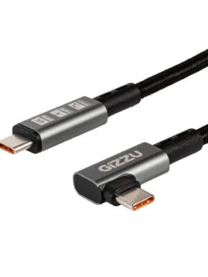 Gizzu 100W 10Gbps Type-C Angled 1m Cable