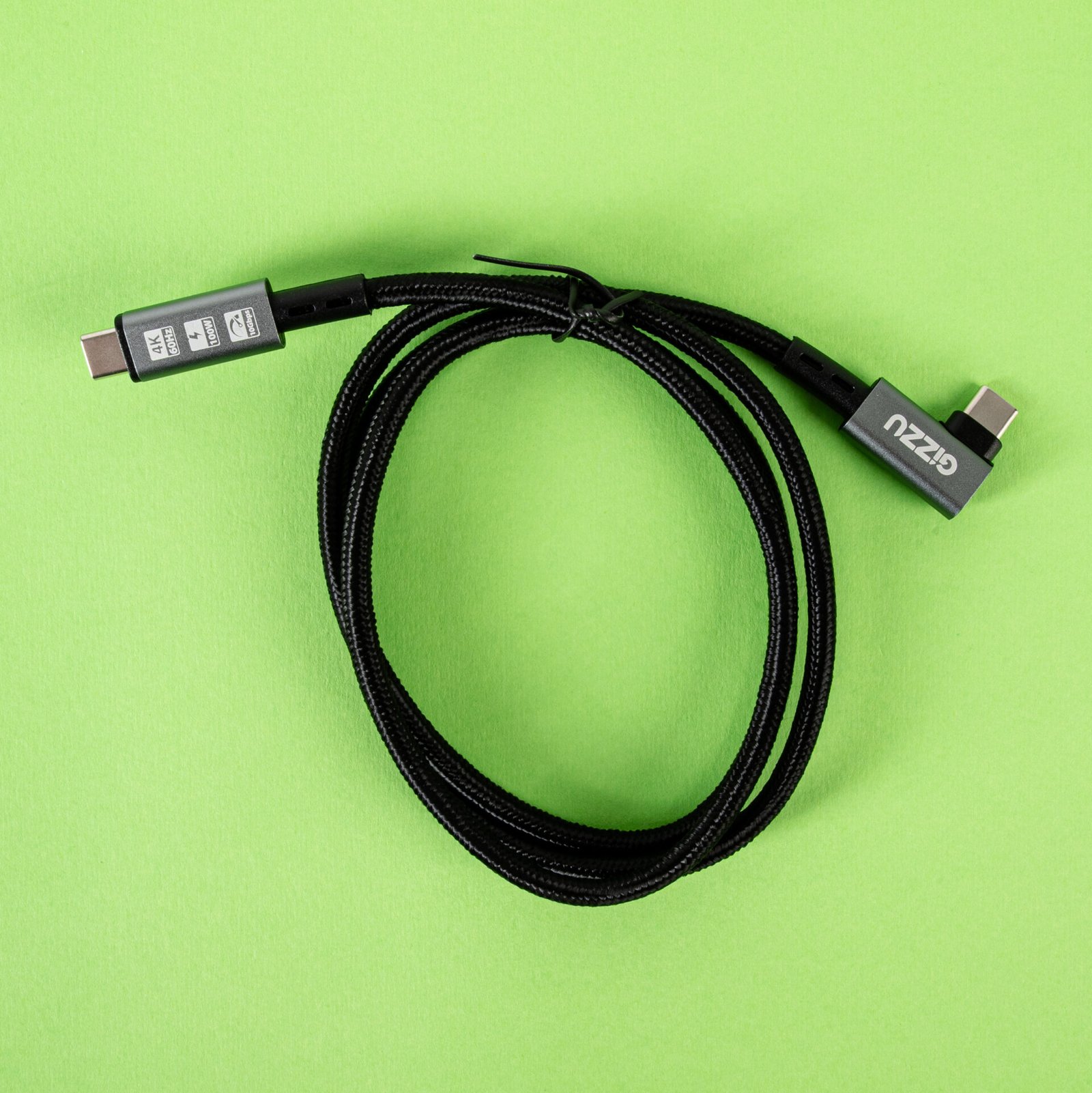 Gizzu 100W 10Gbps Type-C Angled 1m Cable - Image 4