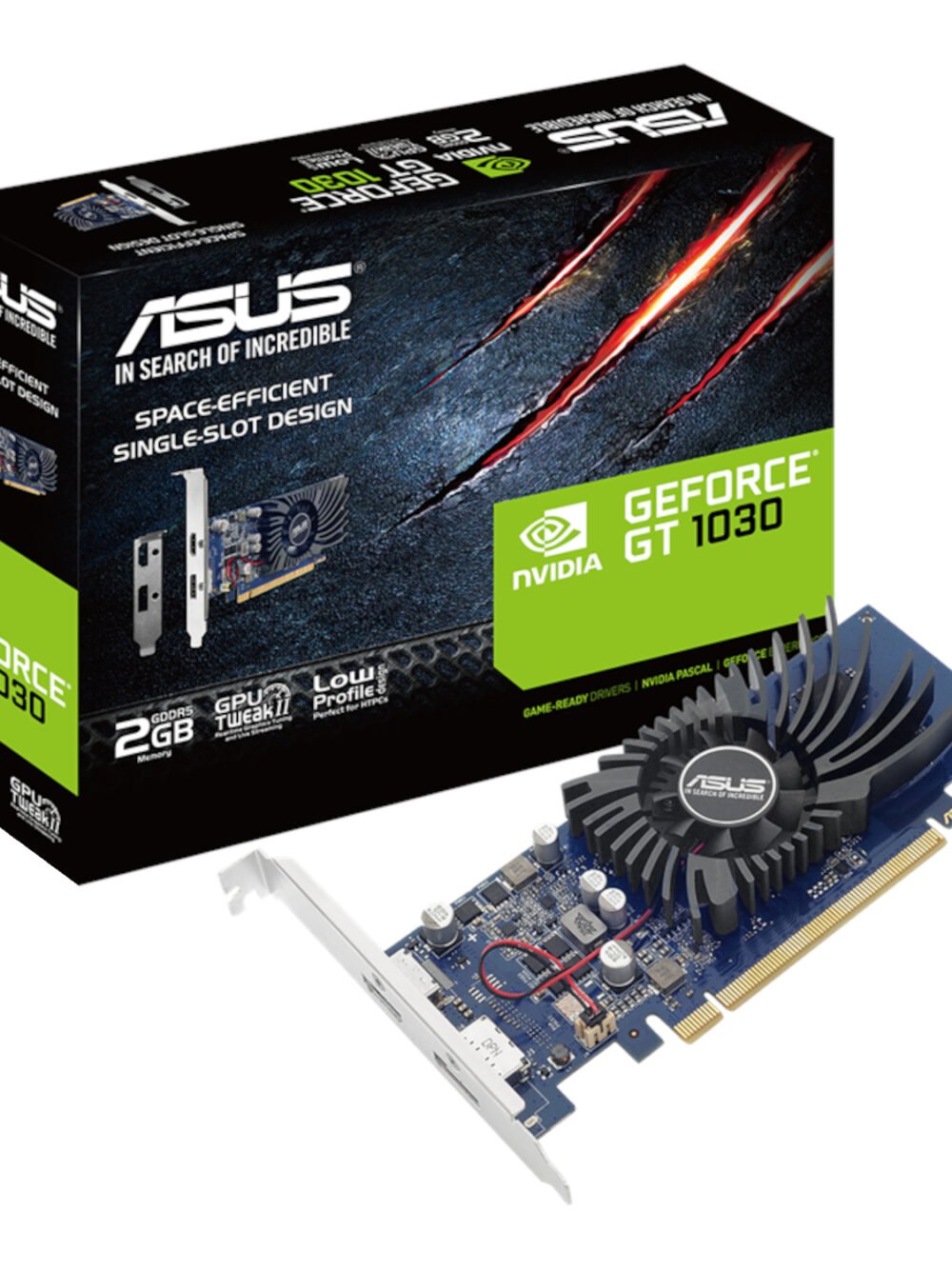 Asus GeForce® GT 1030 2GB GDDR5 Low Profile Graphics Card