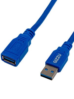 Gizzu USB 3.0 Extension Cable 5m - Blue