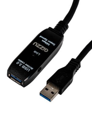 Gizzu USB 3.0 Active Extension Cable 5m - Black