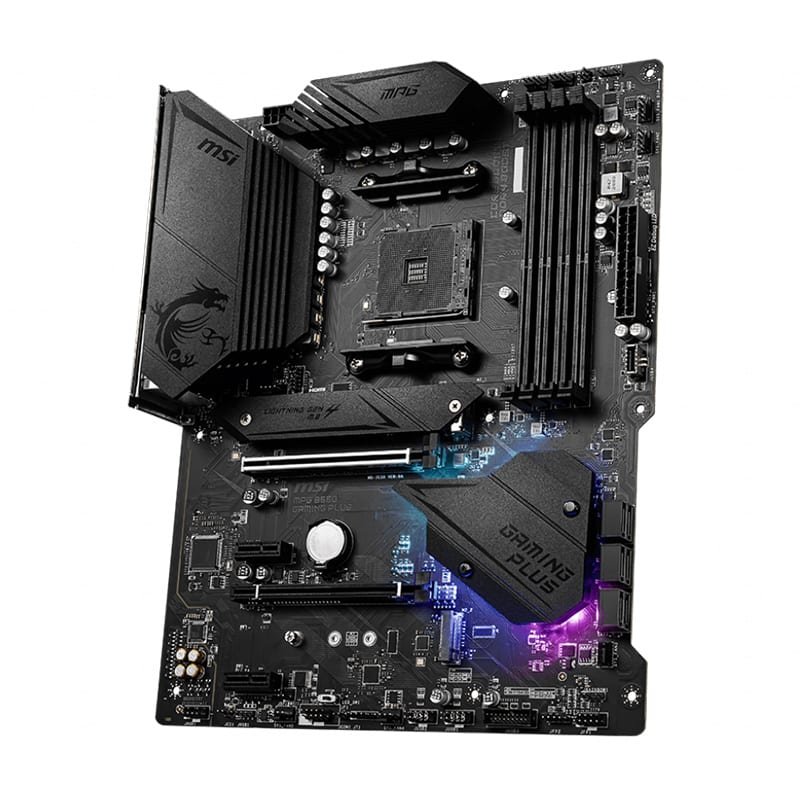 MSI MPG B550 Gaming Plus AM4 ATX Motherboard – Ryzen 5000 - Image 3