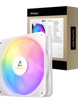 Antec P12 PWM 120mm ARGB Reverse Case Fan - White