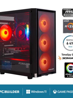 PCBuilder Ryzen 5 5500 SCOUT Windows 11 Gaming PC