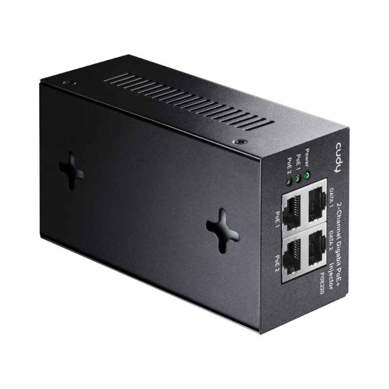 Cudy 2-Channel 30W Gigabit PoE+ Injector - Image 4