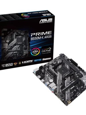 Asus PRIME B550M-K ARGB AM4 M-ATX Motherboard