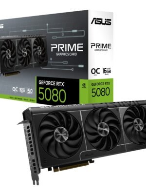 ASUS PRIME GeForce RTX 5080 16GB OC Edition GDDR7 Graphics Card