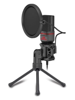 REDRAGON SEYFERT 3.5mm Aux Gaming Mic and Tripod - Black