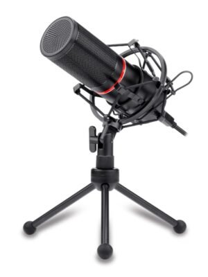 REDRAGON BLAZAR Cardioid USB Gaming Mic and Tripod - Black