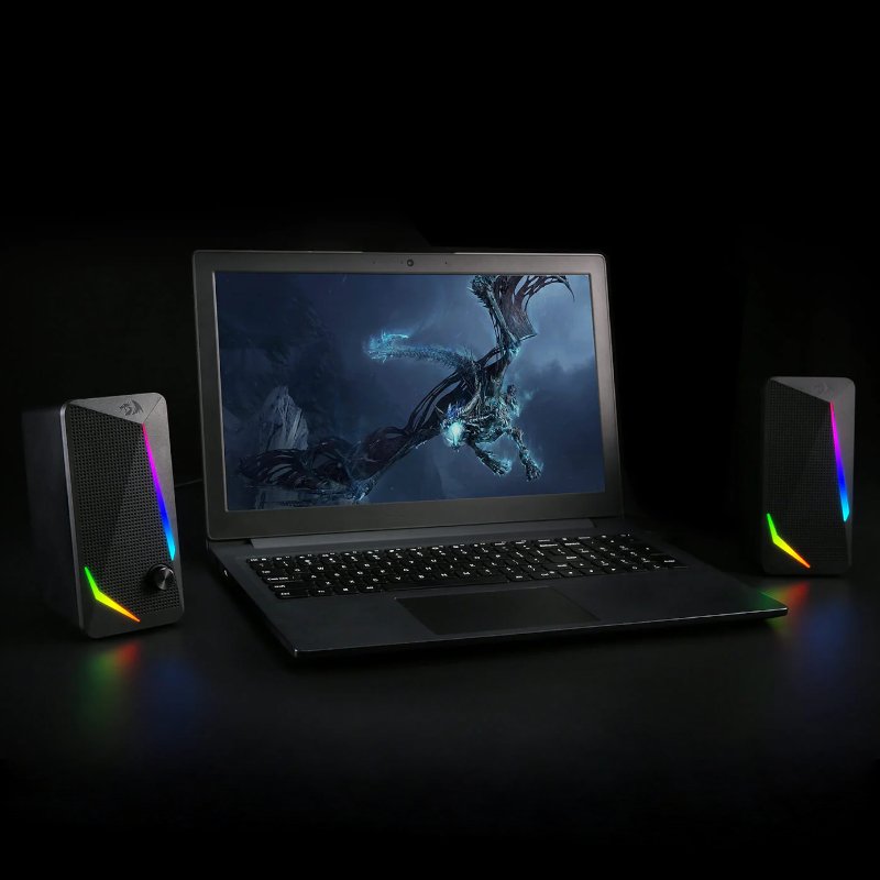 REDRAGON 2.0 Satellite Speakers WALTZ - Black - Image 7