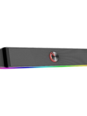 REDRAGON 2.0 Sound Bar ADIEMUS 2 x 3W RGB USB|Aux PC Gaming Speaker - Black