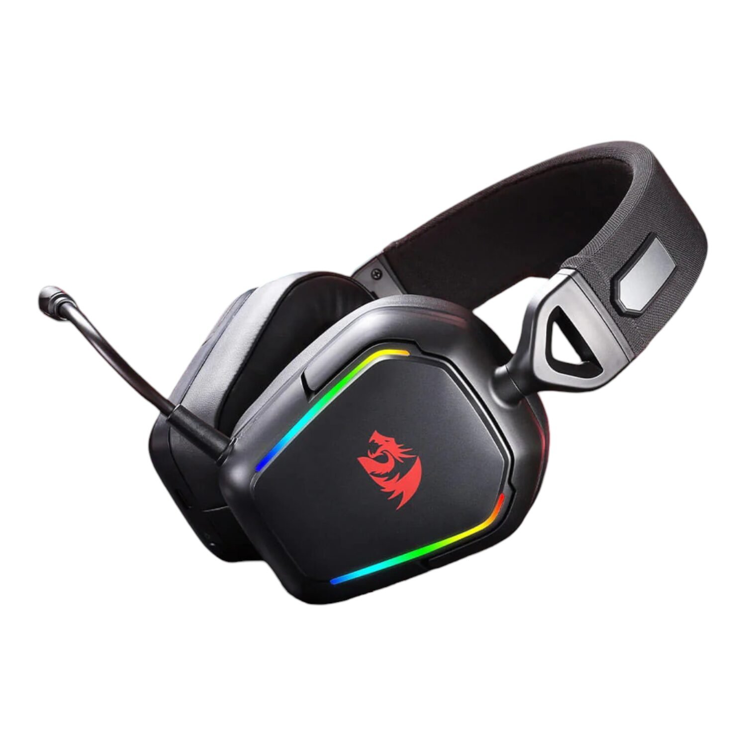 Redragon H868 RGB Wireless Gaming Headset - Black - Image 3