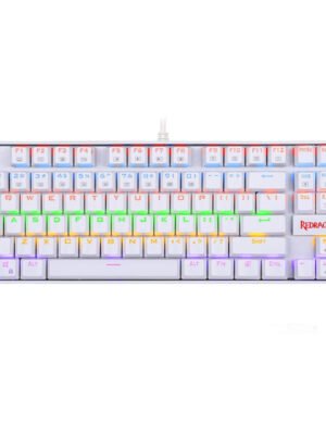 REDRAGON KUMARA Mechanical 87 Key|RGB Backlit Gaming Keyboard - White