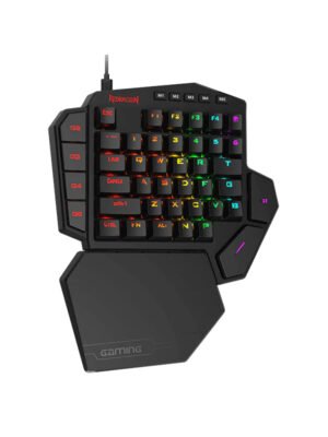 REDRAGON Diti Elite Pro One-Handed RGB Wireless Mechanical Gaming Keyboard - Black