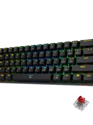 REDRAGON DRAGONBORN Wired Mechanical Keyboard RGB 67Key Design - Black