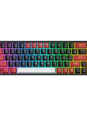 REDRAGON Castor Pro 68Key Wireless Red|Black|White KeyCap Bluetooth RGB Red Switch - Black|Red