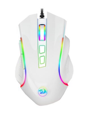 REDRAGON GRIFFIN 7200DPI Gaming Mouse - White