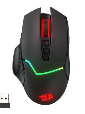 REDRAGON Mirage Pro 8000DPI RGB Wireless Gaming Mouse - Black