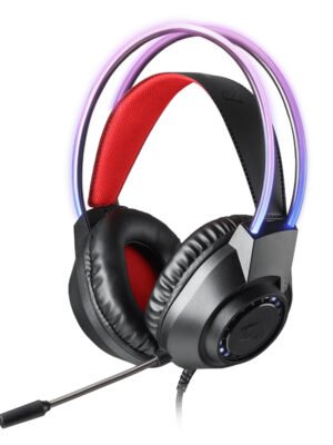 Redragon SCREAM Over-Ear RGB Gaming Headset - Black