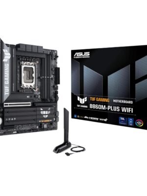 Asus TUF Gaming B860M-Plus Wi-Fi M-ATX Motherboard – Intel LGA1851, DDR5, PCIe 5.0. Wi-Fi 7