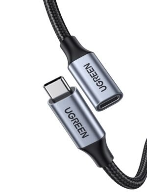 UGREEN Type-C 3.1 Gen2 Extension Cable – 10Gbps, PD 100W (1m)