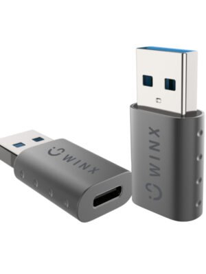 WINX LINK Simple USB to Type-C Adapter Dual Pack