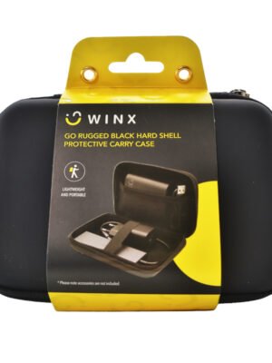Winx Go Rugged Hardshell Protective Carry Case - Black