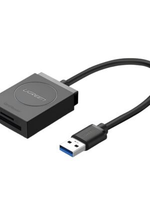 UGREEN USB 3.0 Dual Slot Card Reader for SD/TF Cards – 5Gbps Data Transfer