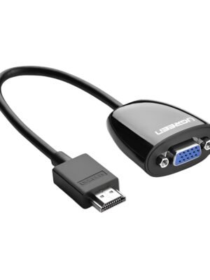 UGREEN HDMI to VGA Converter, 1080p Video Adapter - Black