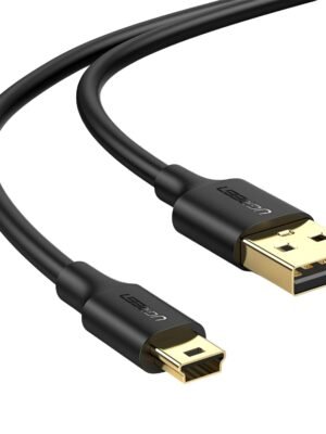 UGREEN US132 USB to Mini USB 2.0, 450Mbps SuperSpeed Cable - 1m